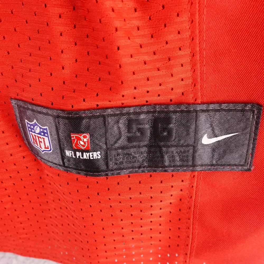 Nike Men 56 San Francisco 49ers Justin Smith 99 On Field Jersey Red NFL Football